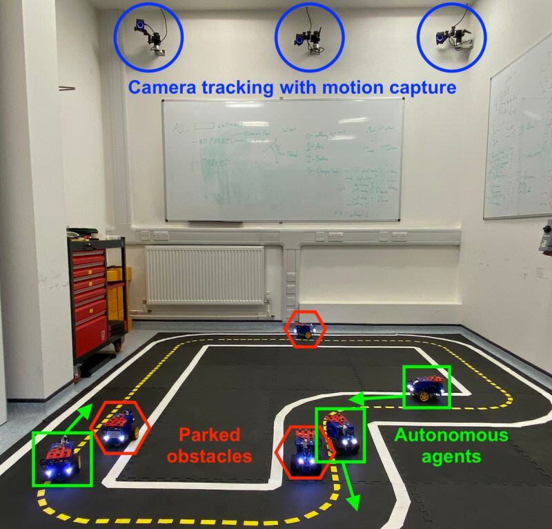 Transferring Multi-Agent Reinforcement Learning Policies for Autonomous Driving using Sim-to-Real